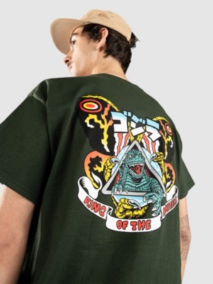 SANTA CRUZ GODZILLA NATAS MOTHRA Tシャツ L Santa Cruz x Godzilla Nata Mothra Green T-Shirt | Zumiez